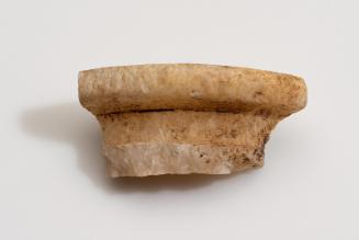 Quartz vessel rim fragment