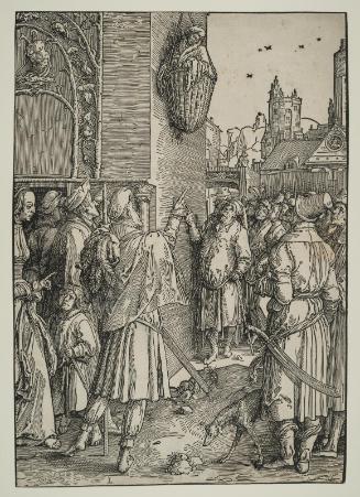 The Poet Virgil Suspended in a Basket (from the series the Large Power of Women)