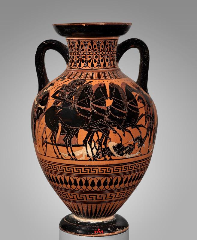 Two-handled jar (amphora) with Gigantomachy