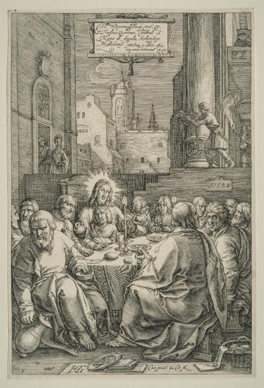 The Last Supper (from The Passion of Christ series, 1st of 12 plates)