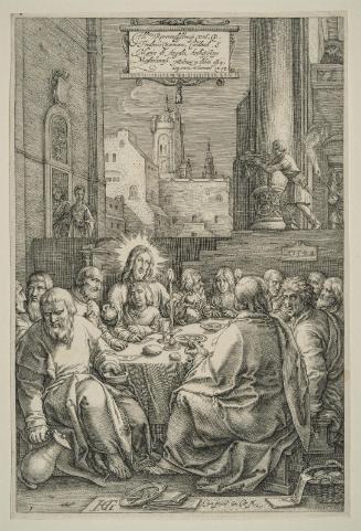 The Last Supper (from The Passion of Christ series, 1st of 12 plates)