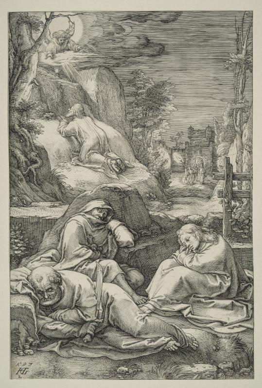 The Agony in the Garden (from The Passion of Christ series, 2nd of 12 plates)