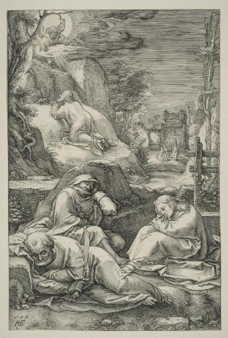 The Agony in the Garden (from The Passion of Christ series, 2nd of 12 plates)