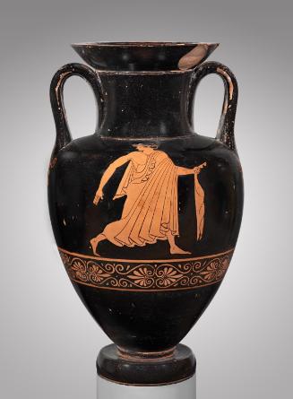 Two-handled jar (Nolan amphora) with Zeus pursuing Ganymede