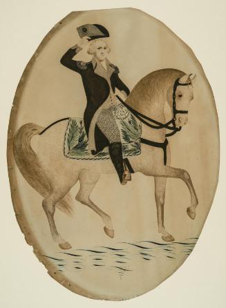 General Washington on Horseback, Tipping His Hat