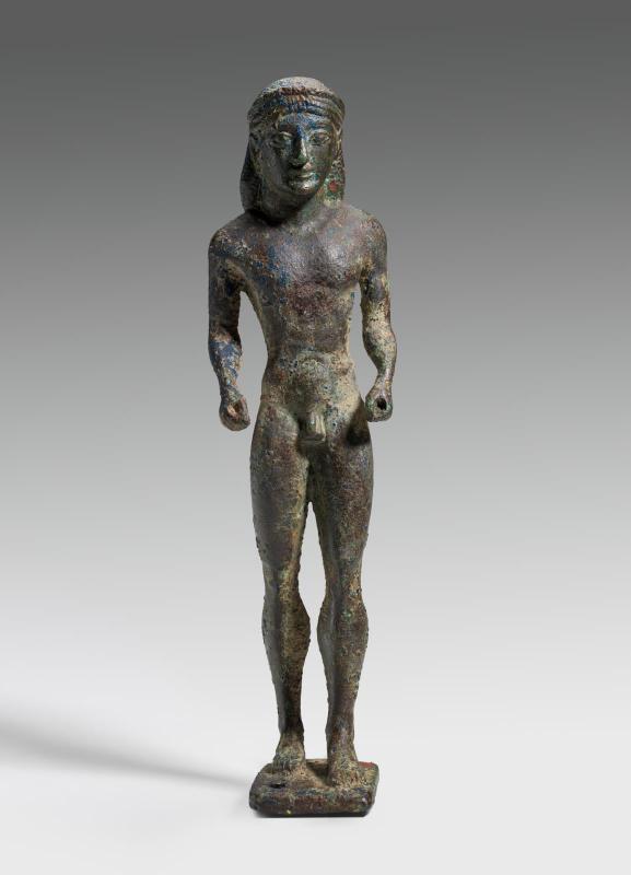 Statuette of a young athlete
