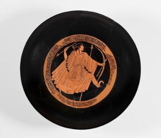 Drinking cup (kylix) with Apollo
