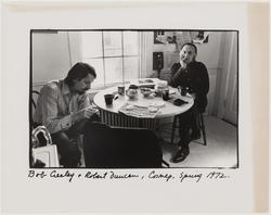 Bob Creeley + Robert Duncan, Spring 1972