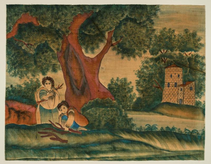 Children Gathering Wood