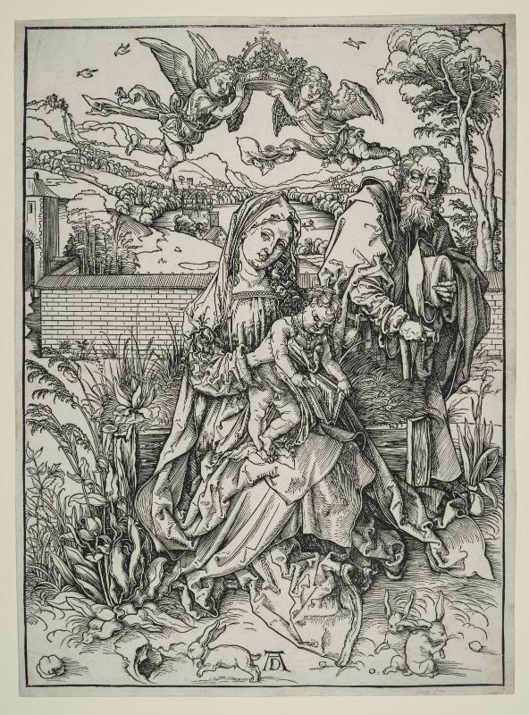 Holy Family with Three Hares