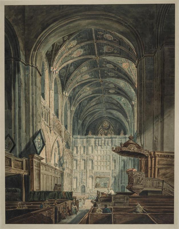 Interior of St. Albans Cathedral
