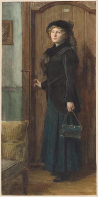 Woman Standing in a Doorway