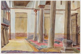 Interior of a Mosque, Cairo
