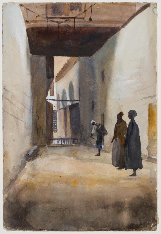 Street Scene with Figures