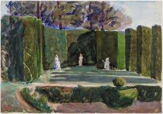 Garden with Statue, Villa Marlia