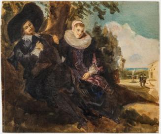 Copy after a Double Portrait by Frans Hals