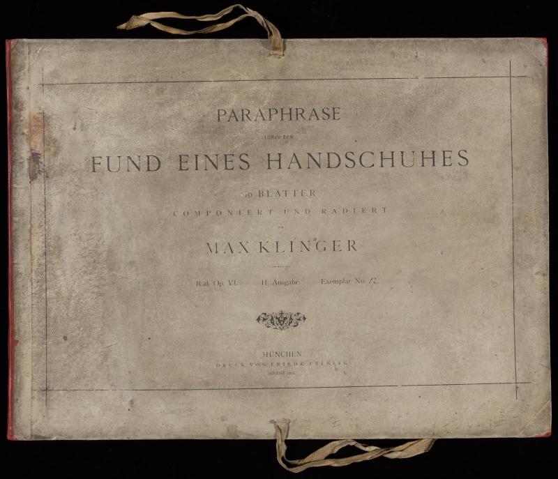 Interpretation of the Finding of a Glove, portfolio cover