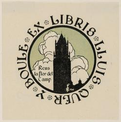 Ex Libris:  Lluis Quer y Boule
