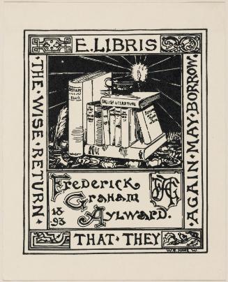 Bookplate for Frederick Graham Aylward