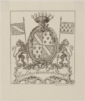 Bookplate: Camille de Benoist