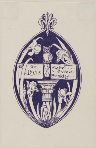 Bookplate: Mabel Carew Brinkley