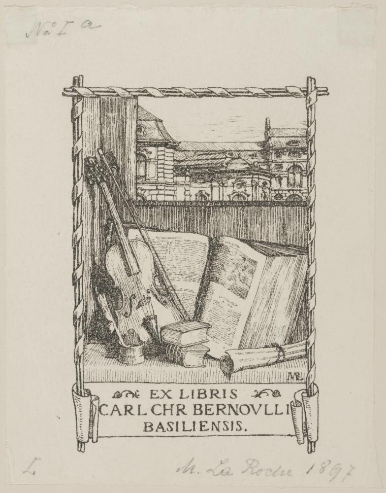 Bookplate: Carl Chr. [?] Bernoulli