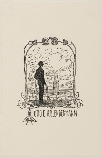 Bookplate: Otto E. H. Blendermann