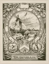 Bookplate: (Motto) Burnham
