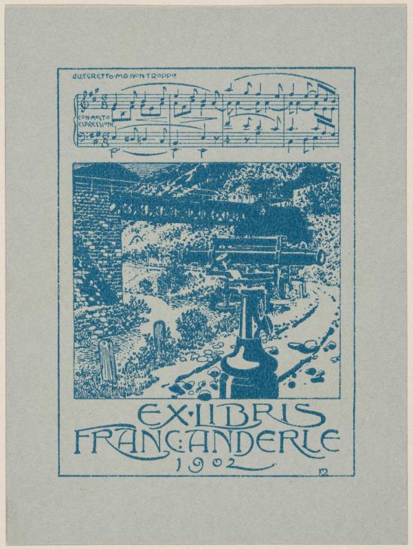 Bookplate of Franz Anderle