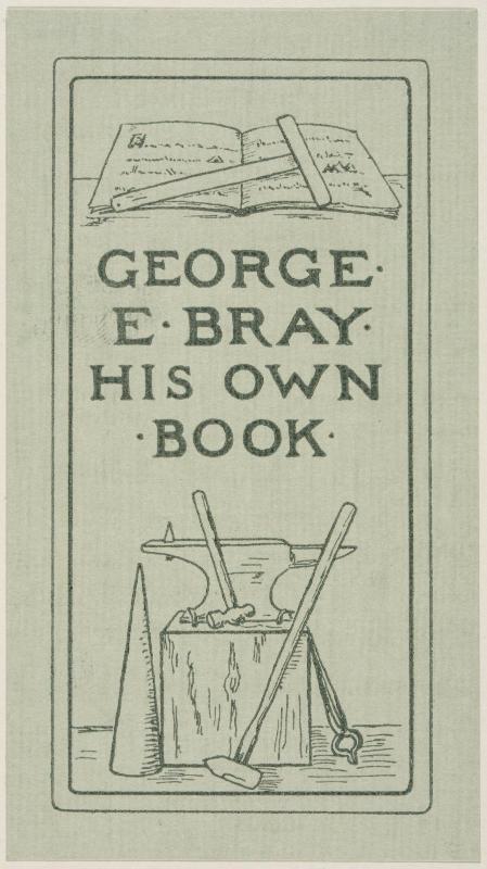 Bookplate of George E. Bray