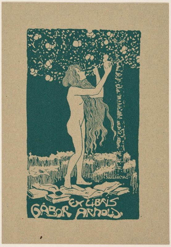 Bookplate for Arnold Gábor