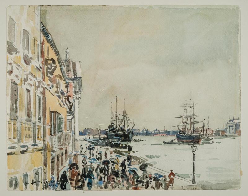 Venice: Showery Morning on the Zattere