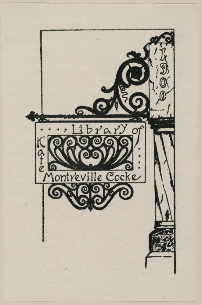 Bookplate: Kate Monteville Locke