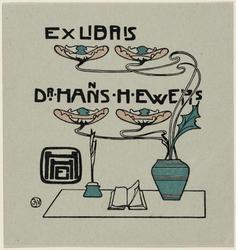 Bookplate: Dr. Hanns H. Ewers