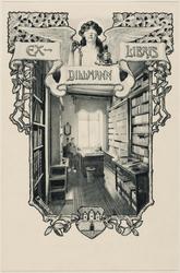 Bookplate: Eduard Dillmann