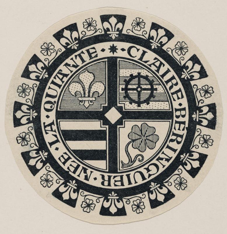 Bookplate: Claire Béringuier