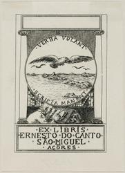 Bookplate for Ernesto de Canto