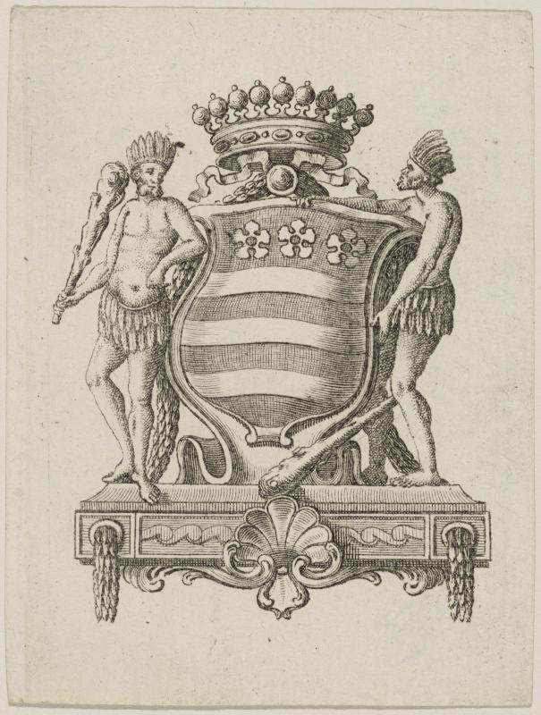 Bookplate: Vicounte de Chavagnore Aurergne