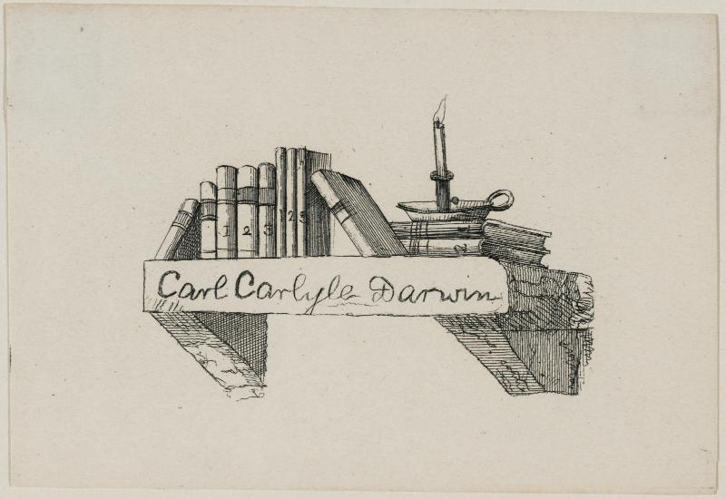 Bookplate: Carl Carlyle Darwin