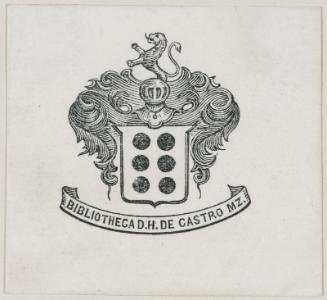 Bookplate: D. H. de Castro Mz.