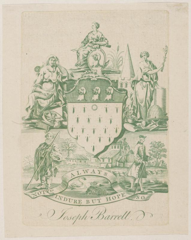 Bookplate of Joseph Barrell
