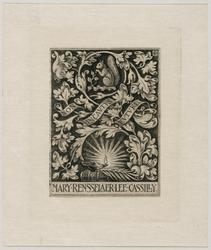 Bookplate: Mary Rensseloer Le Cassilly