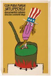 Con Pura Magia Satisfechos (Satisfied with Pure Magic, poster for the film directed by Constante Diego)