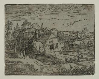 Landscape with Farmhouse (from a set of four Landscapes)