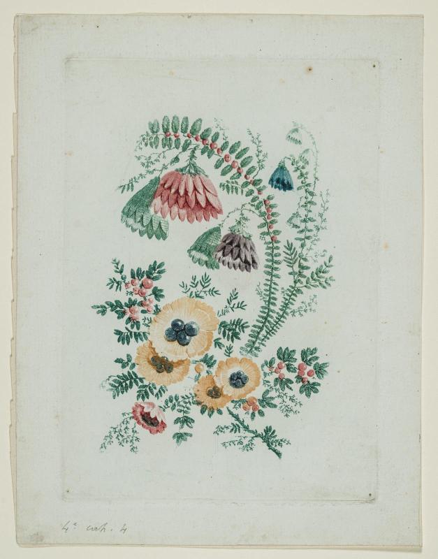 Nouvelle suite de cahier de fleurs idéales