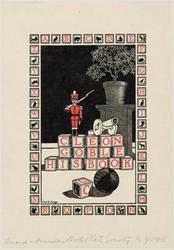 Bookplate of Cleon Goble