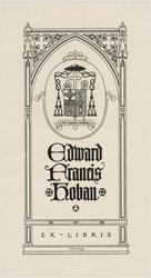 Bookplate of Edward Francis Hoban