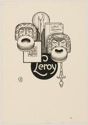 Bookplate of Leroy
