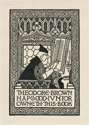 Bookplate: Theodore Brown Hapgood, Jr.