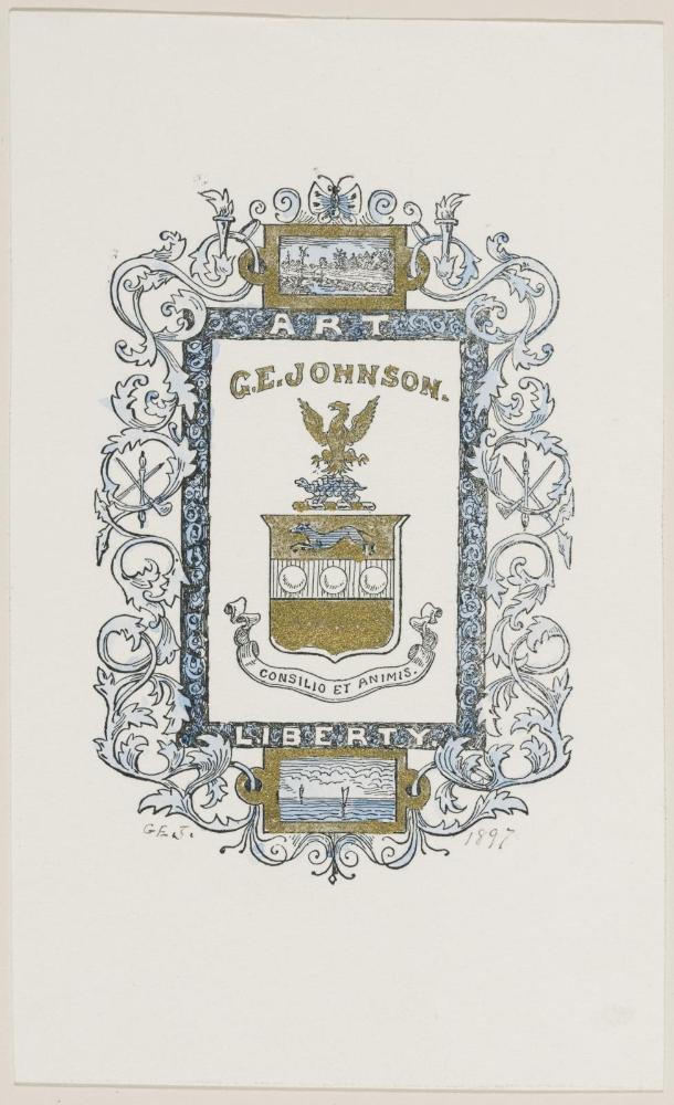 Bookplate: G. E. Johnson